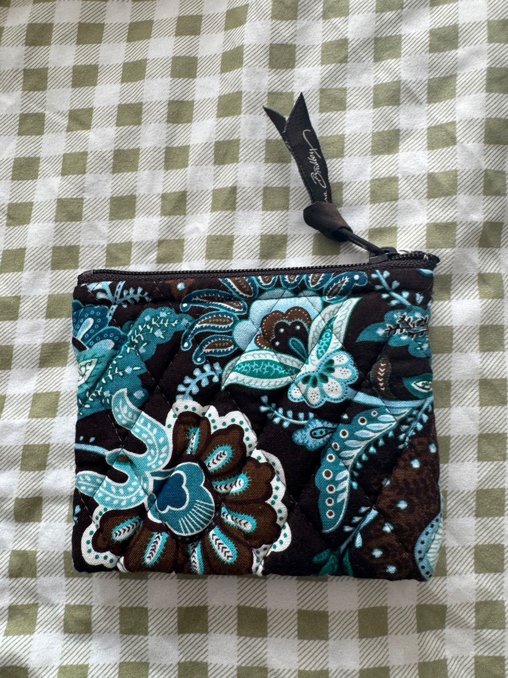 Vera Bradley Java Blue Pouch